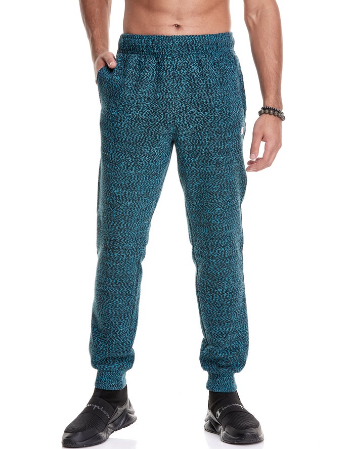 Jogger Champion Hombre - Glitch French Terry ( Azules ) 0295163-VQ